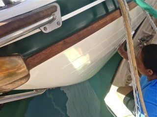 Gulf 32 Sailboat restored with ISLAND GIRL Products